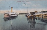 Braila, Vedere din Port (circulata 1921)
