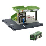 Set joaca Matchbox Action Drivers, Statie de autobuz, Mattel