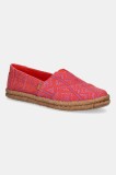 Toms espadrile DIAMOND GLOBAL culoarea rosu, 10021885