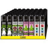 Bricheta Clipper 420 MIX 5, Reincarcabila, Piatra Inlocuibila, Flacara Inclinata, Tutungerie