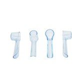 Cumpara ieftin Set capac de protectie pentru periuta de dinti electrica Oral B, 4 buc albastru