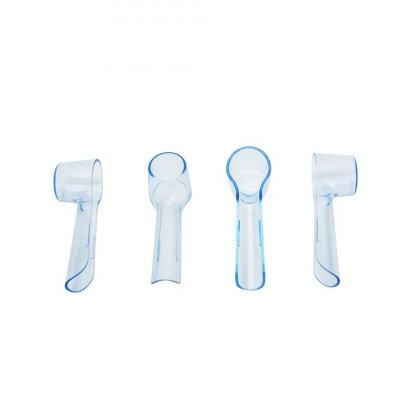 Set capac de protectie pentru periuta de dinti electrica Oral B, 4 buc albastru foto
