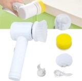 Cumpara ieftin Perie de curatare Magic Brush 5 in 1, cu diferite capete de curatare