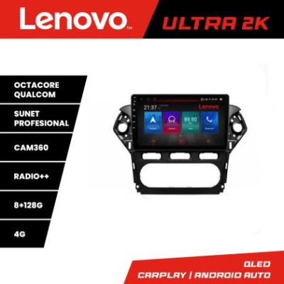 Navigatie Ford Mondeo 2010-2014 M-MONDEO-CLIMA Octa Core Android Radio Bluetooth GPS WIFI/4G DSP 2K 8+128GB 360 CarStore Technology foto