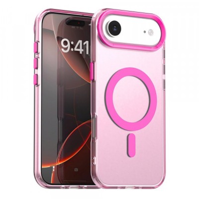 Husa MagSafe pentru Apple iPhone 17 Air, Techsuit, CandyCase, Roz foto