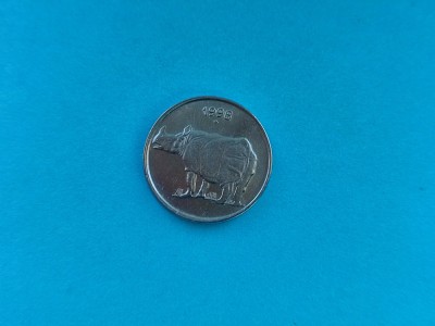 25 Paise 1998 India-XF++++A-( Rinocer ) foto