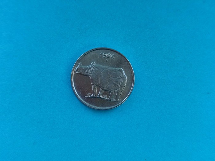 25 Paise 1998 India-XF++++A-( Rinocer )