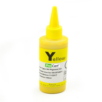 Cerneala pigment Yellow pentru HP970 HP971 foto