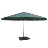 Cumpara ieftin Umbrela de soare de gradina din aluminiu, baza portabila, verde