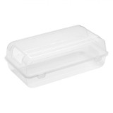 Cutie Depozitare &Icirc;ncălțăminte, Plastic, Stivuibilă, Ventilare, 35.3x20.6x12.6 cm, Transparentă