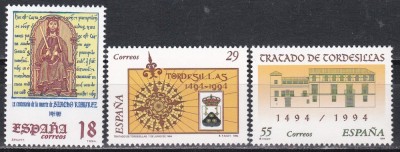 Spania 1994 - Aniversări, MNH foto