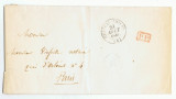 France 1841 Cover TYPE 13 PP red CHATEAU THIERRY to PARIS D.846