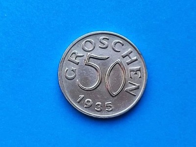 50 Groschen 1935 Austria- foto