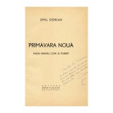 Emil Dorian, Primăvară nouă, 1948, cu dedicație