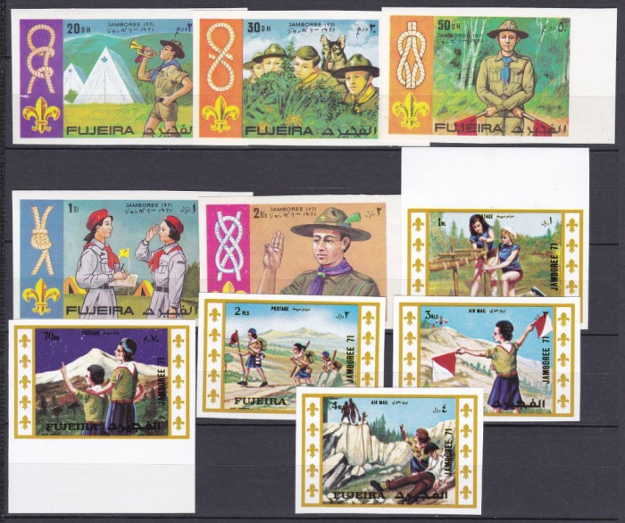 DB1 Fujeira Cercetasi 10 v. MNH
