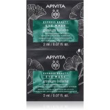 Apivita Express Beauty Eye Mask Gingko Biloba mască pentru zona ochilor impotriva cearcanelor 2x2 ml