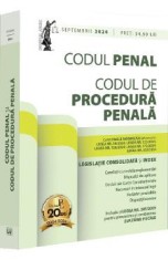 Codul penal si codul de procedura penala Septembrie 2024 - Dan Lupascu