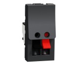 Priza audio clips 1M Schneider Noua Unica antracit NU348754