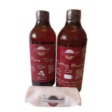 Dual Pack, Pure Tung Oil, Cutting Board Oil, laveta bumbac, 500 ml/500 ml