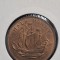 Half penny 1955