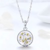 Colier din argint Arborele vietii cu aur placat cod ARG 407D, Argintboutique