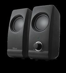 Boxe stereo trust remo 2.0 speaker set specifications general type of speaker 2.0 height of foto