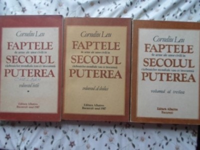 FAPTELE DE ARME ALE UNOR CIVILI IN SECOLUL RAZBOAIELOR MONDIALE SAU CE INSEAMNA PUTEREA VOL.1-3-CORNELIU LE-229999 foto