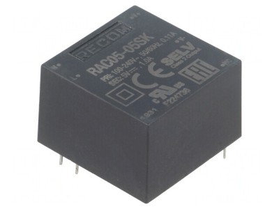Convertor AC/DC 5W 5V 80% foto