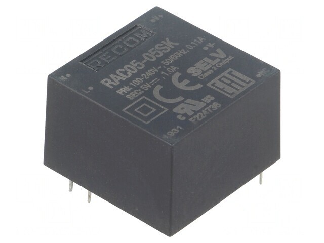 Convertor AC/DC 5W 5V 80%