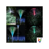 Cumpara ieftin Lampa solara fibra optica H 100 cm
