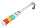 Coloană de semnalizare LED 24VDC IP54 - Roșu/Ambră/Verde
