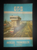 Mersul trenurilor de calatori 1983-1984