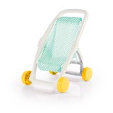 Carucior pentru papusi Pastel, ergonomic si usor de manevrat, 18 luni+