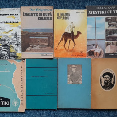 9 vol. călătorie (Piatra Craiului, Kon-Tiki, Magellan, Nansen, Bănățene etc.)