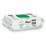 Servetele umede cu Bicarbonat, curatare naturala, Extra Cleaning, 100 de bucati pachet, Sleepy Easy Clean White Soap, pentru curatare suprafete