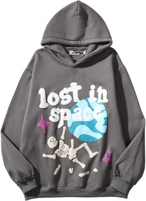 EY Unisex Lucky Me I See Ghosts Pulover Rapper M&amp;acirc;necă Lungă Hip Pop Hooded H foto