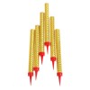 Set 6 artificii de tort 30 cm cu durata ardere 120 secunde, Oem