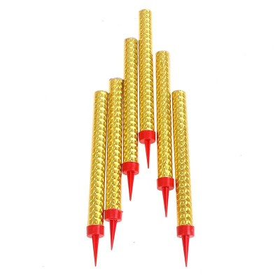 Set 6 artificii de tort 30 cm cu durata ardere 120 secunde foto