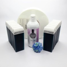 Set 12 Rezerve Ceară cu Azulena &ndash; Pentru Piele Sensibilă și Iritată