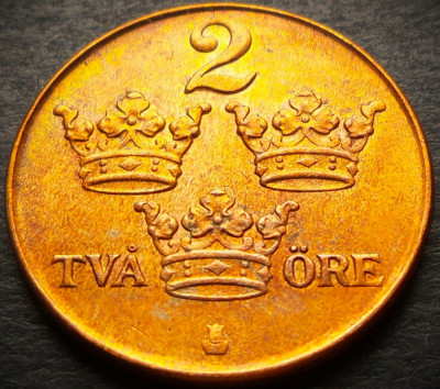 Moneda istorica 2 ORE - SUEDIA, anul 1950 * cod 4074 foto