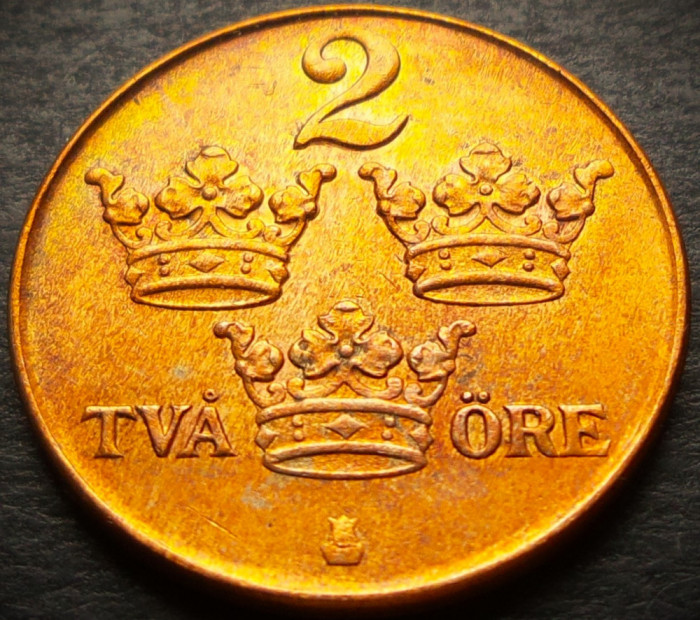 Moneda istorica 2 ORE - SUEDIA, anul 1950 * cod 4074