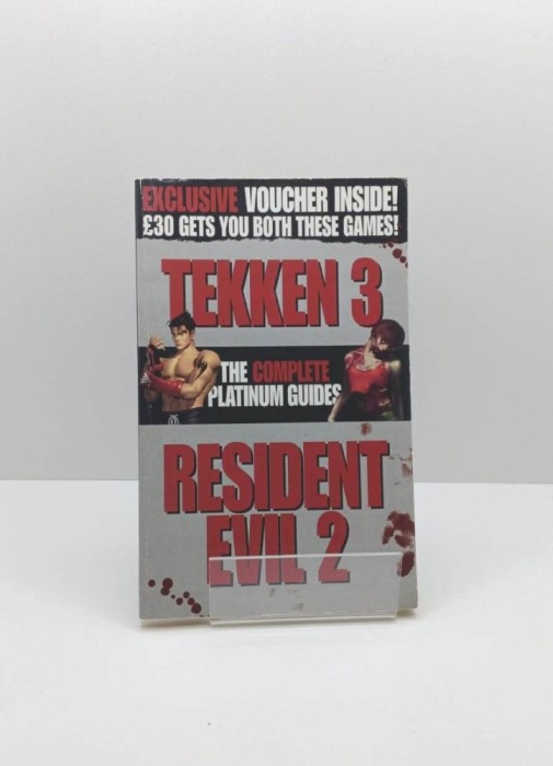 The Complete Platinum Guides Tekken 3 &amp; Resident Evil 2 Guide PS1 (98p) (e)