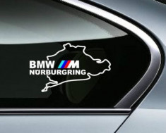 Sticker auto geam BMW foto