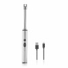 Aprinzator Electric USB Dublu Arc MBrands Aragaz Gratar Candela, Fara Gaz, Anti-Vant, Aliaj Zinc, Argintiu