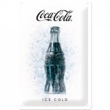 Placa metalica - Coca Cola - Ice Cold - 20x30 cm, Nostalgic Art Merchandising