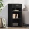 vidaXL Dulap, negru, 45x42,5x93 cm, lemn prelucrat 846321