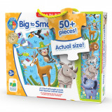 Puzzle 51 piese - Long &amp; Tall - Big to Small Animals | The Learning Journey