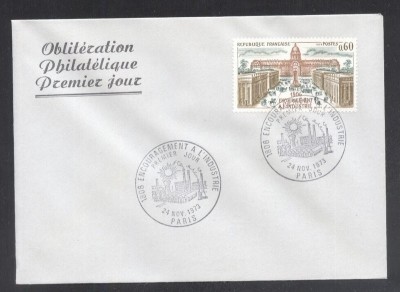 France 1973 Industrial exposition FDC K.438 foto