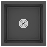 Cumpara ieftin Chiuveta de bucatarie, negru, otel inoxidabil