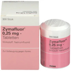 Zymafluor Meda 0.25 mg 300 Tablete, intareste smaltul, previne aparitia cariilor
